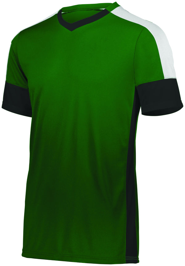 Russell Athletic Wembley Soccer Jersey (322930), Color 'ForestBlack/White'